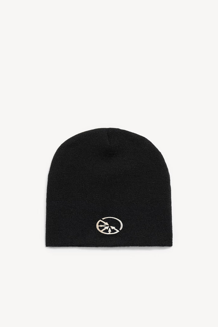 "Eclipses" Pima Black Beanie