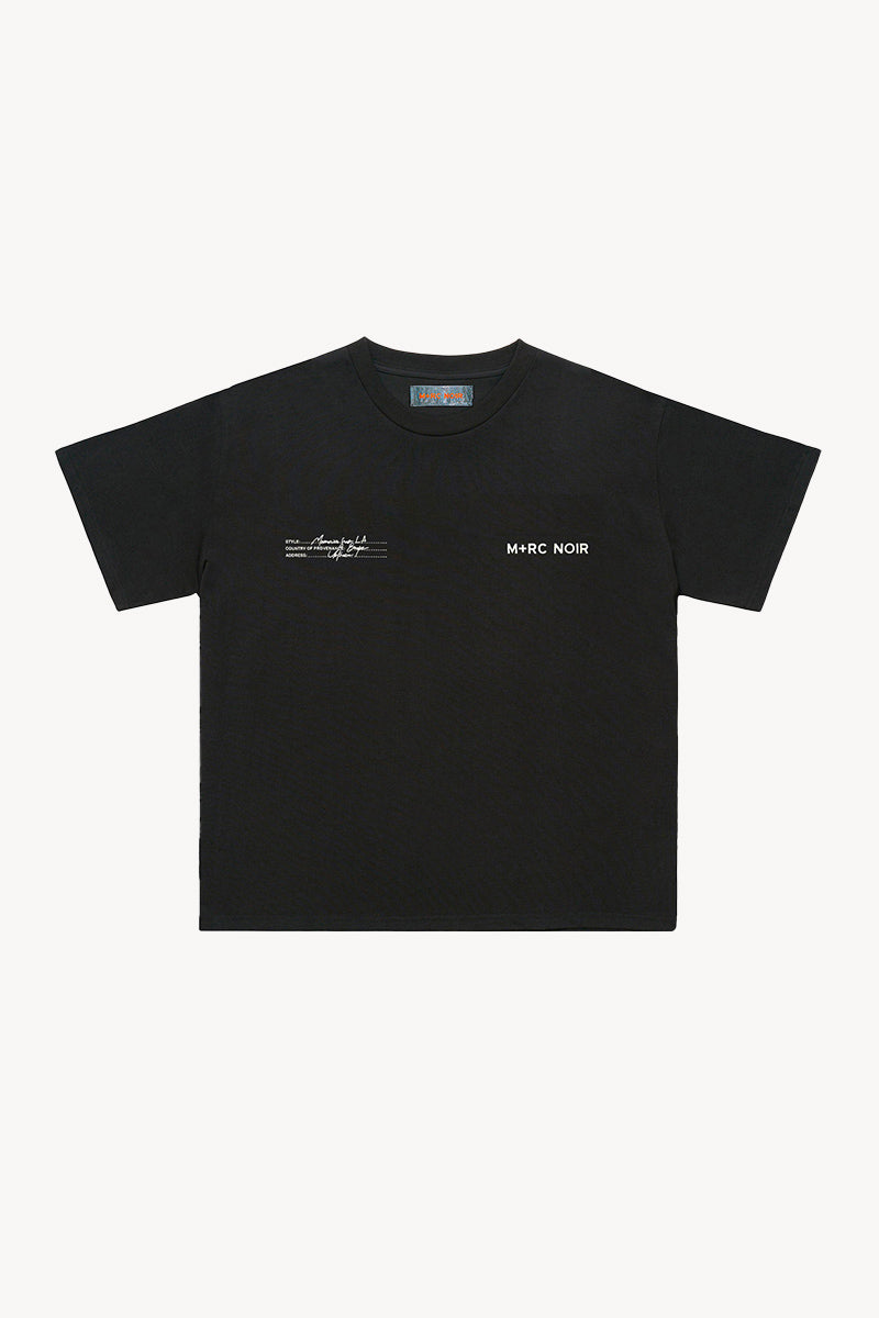 'Memories From L.A' Black Tee