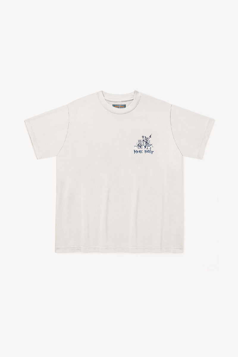 'Say No' White Tee
