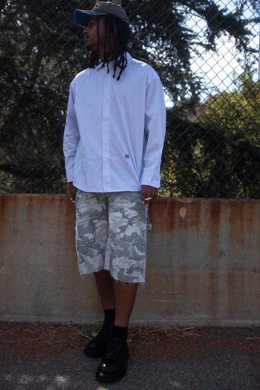 'Opera' Striped Cotton Shirt