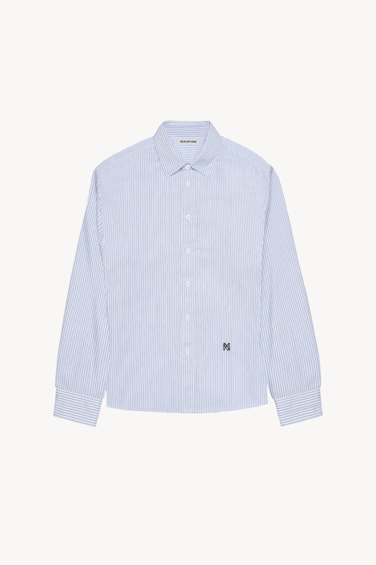 'Opera' Striped Cotton Shirt