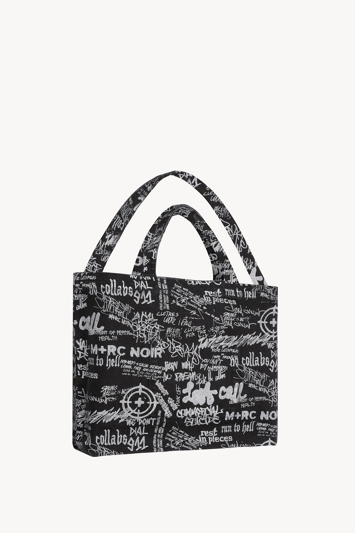 Speechless Denim Tote Bag