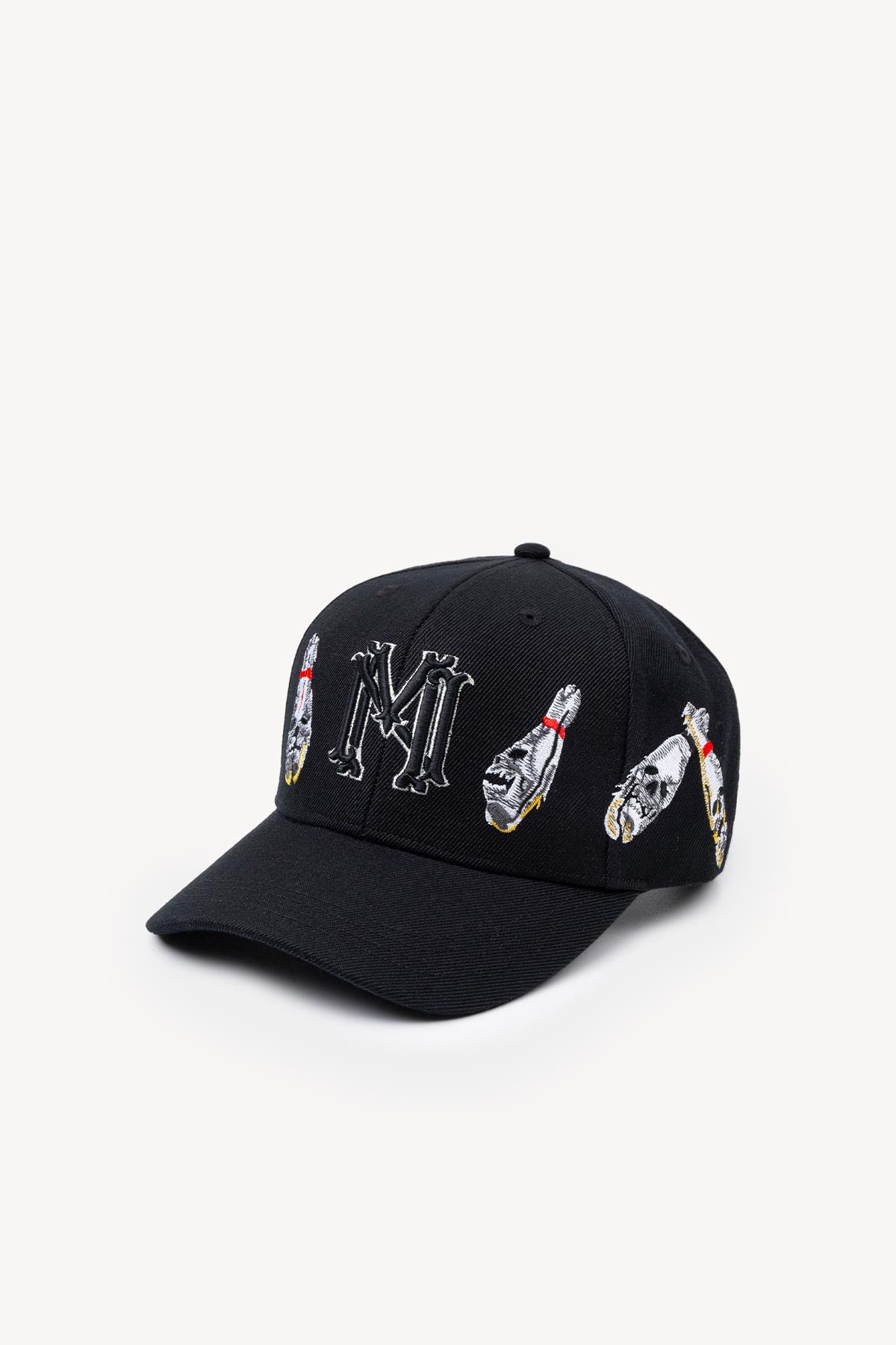 Casquette "Bowling" Alley en Laine Noire