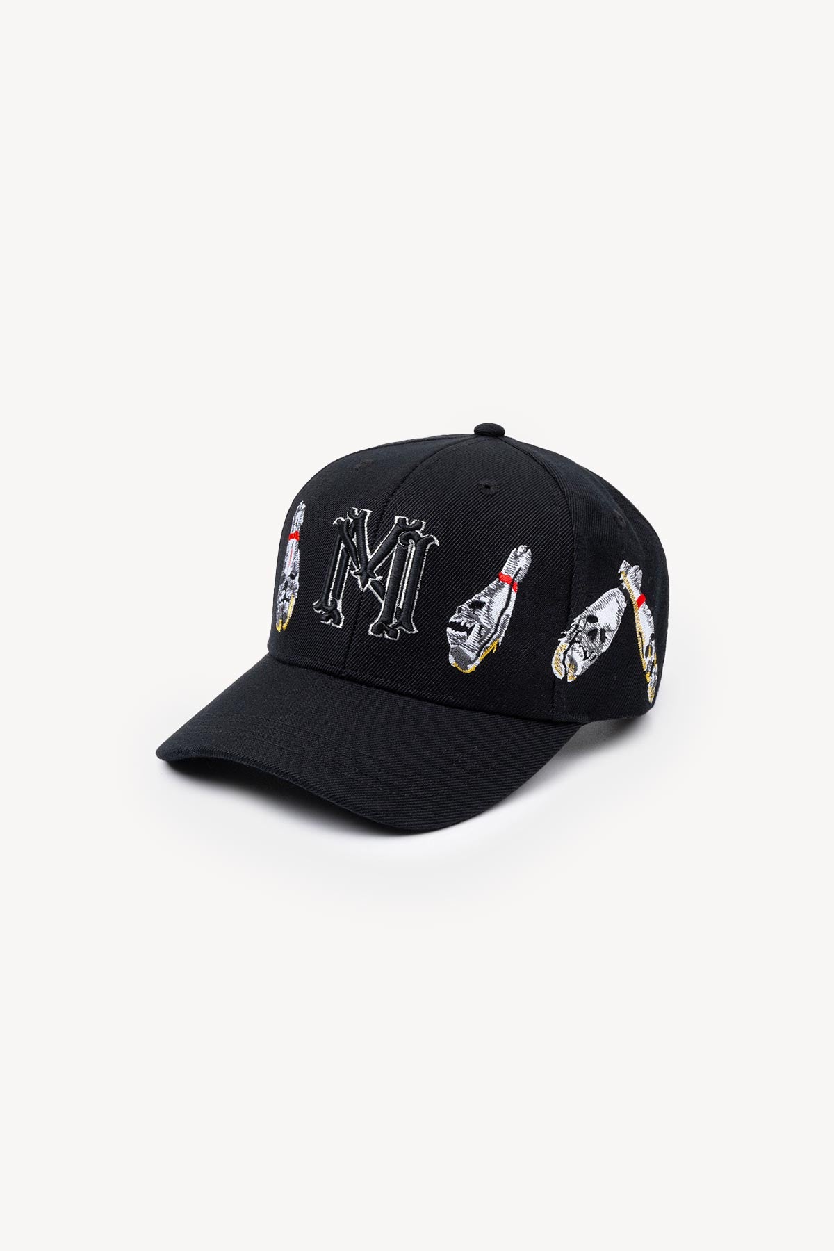 Casquette "Bowling" Alley en Laine Noire