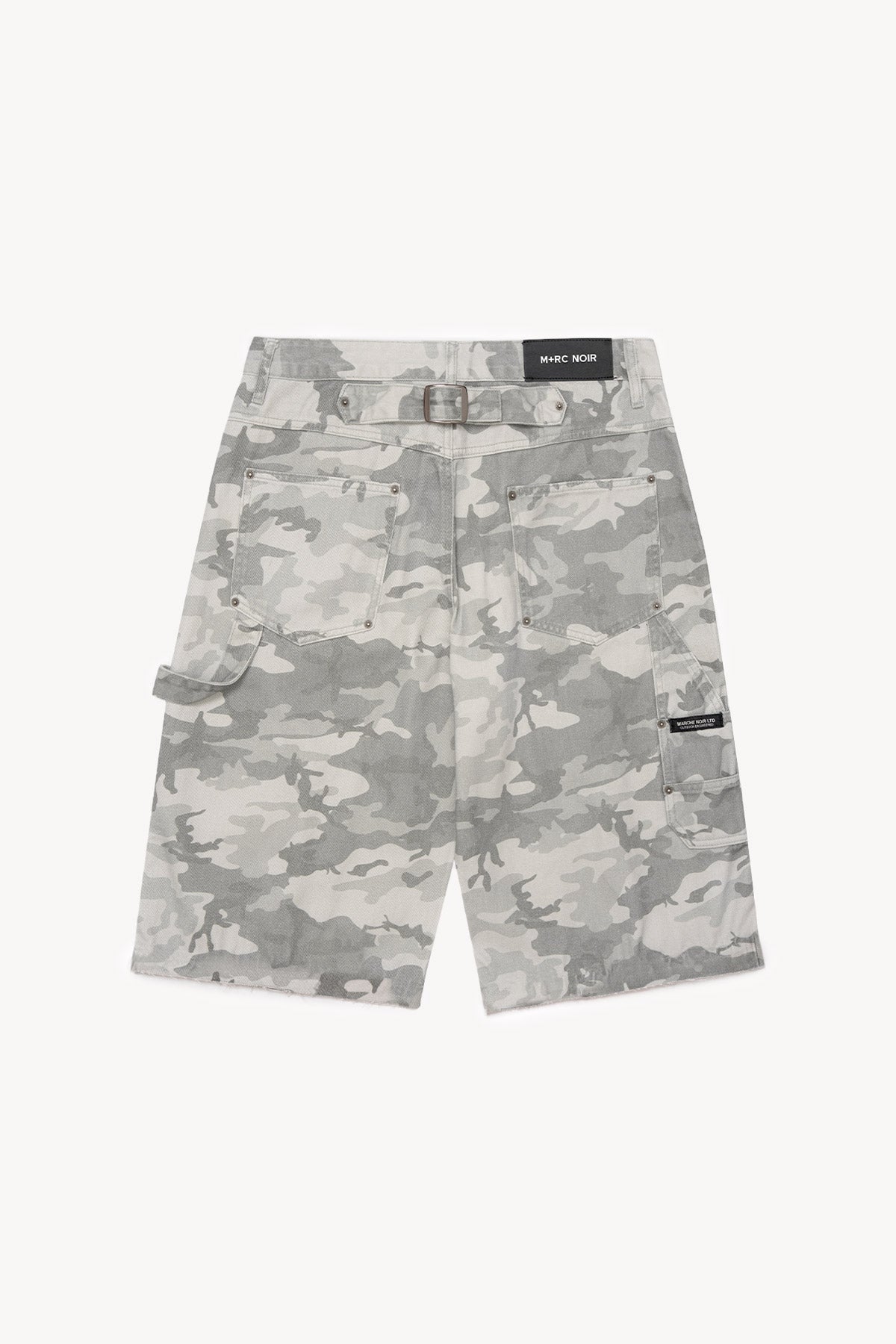 Pantalon cargo noir en velours côtelé Styx