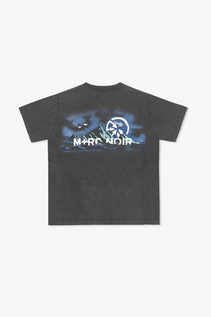 T-shirt "Memories From Hawaii" Vintage Noir