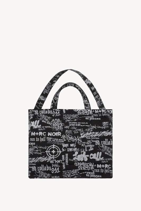 Speechless Denim Tote Bag