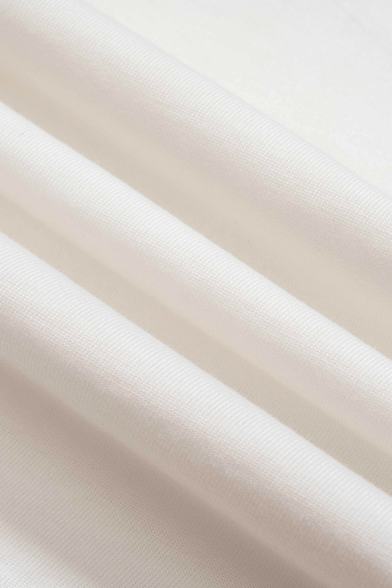 'Say No' White Tee
