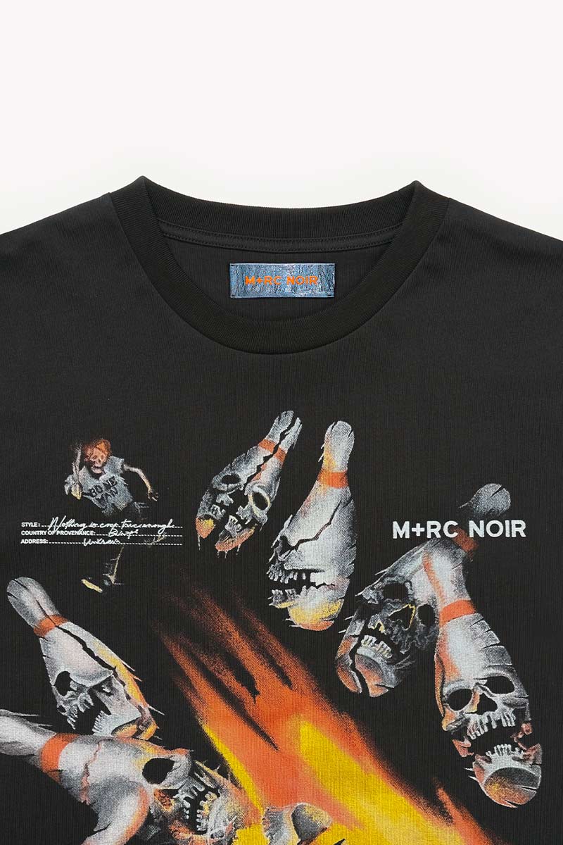 'Bowling Alley' Black Tee Shirt