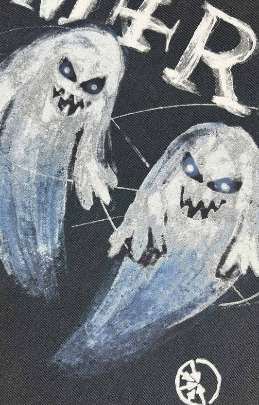 'Ghost' Vintage Black Tee
