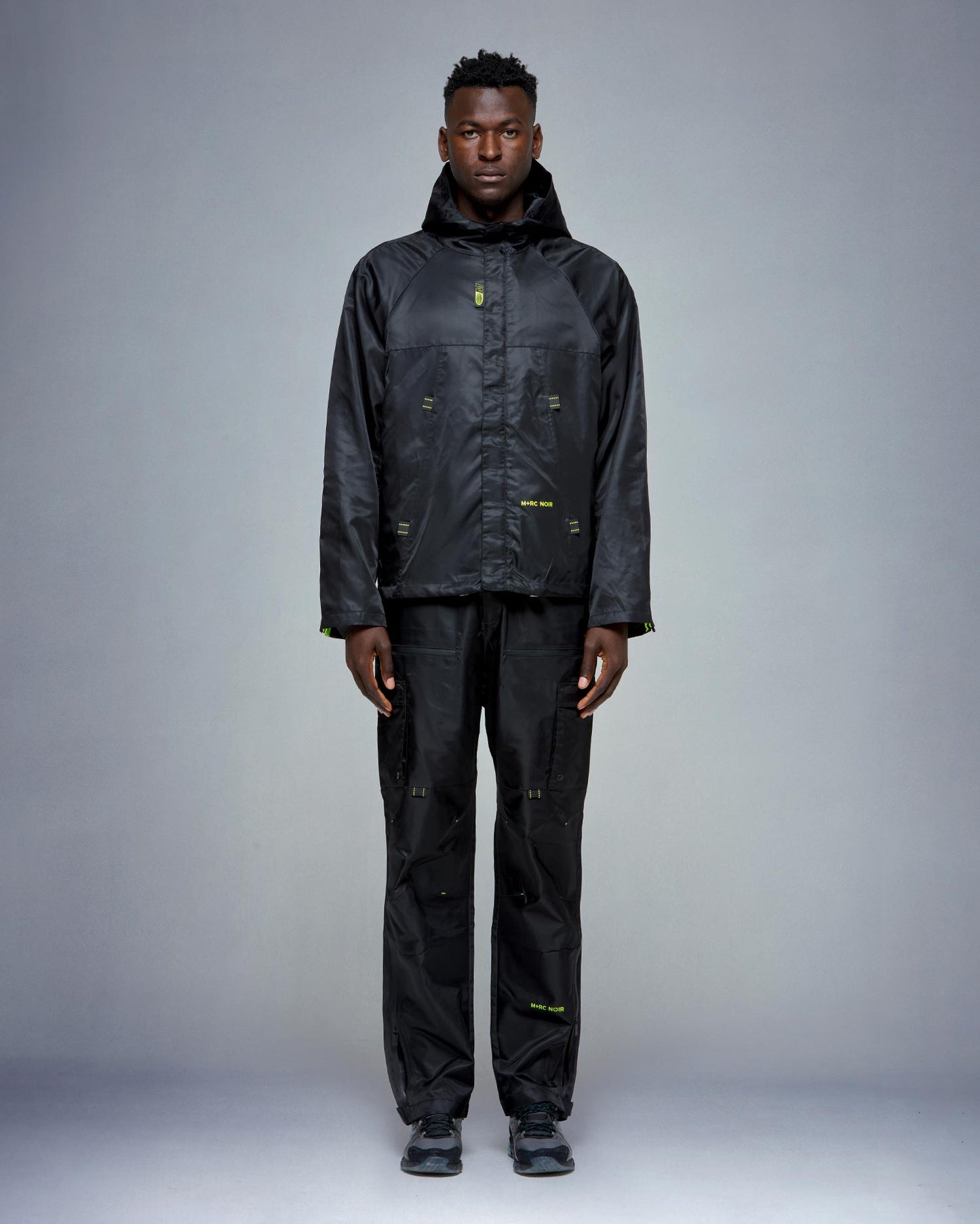 US Black Nylon Tactical Jacket