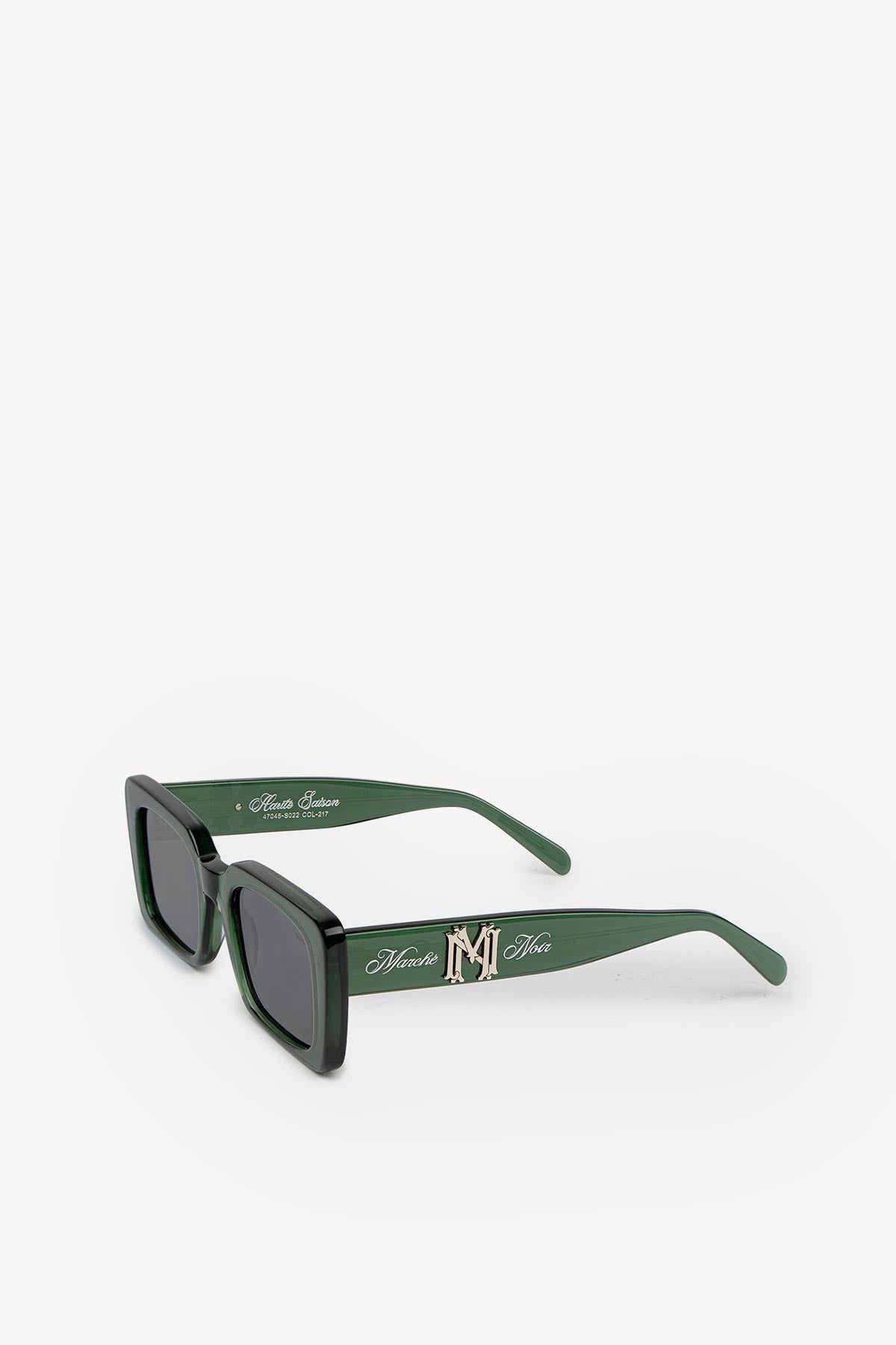 "Blazon Butterfly" Green Sunglasses
