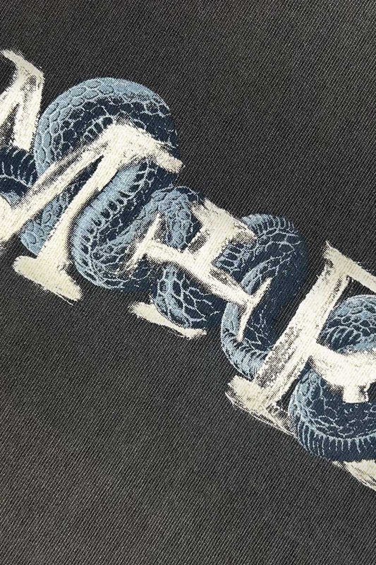 T-shirt "Genesis" Vintage Délavé Noir