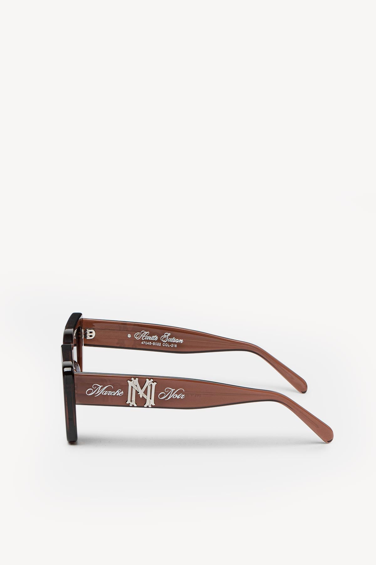 "Blazon Butterfly" Brown Sunglasses