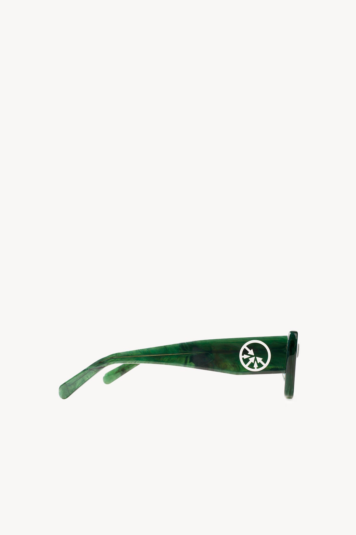 "MOB" Green Marble Sunglasses