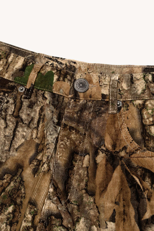 'Realtree' Corduroy Cargo Shorts