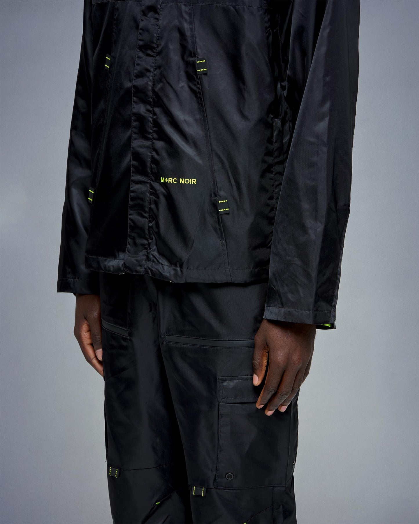 US Black Nylon Tactical Jacket