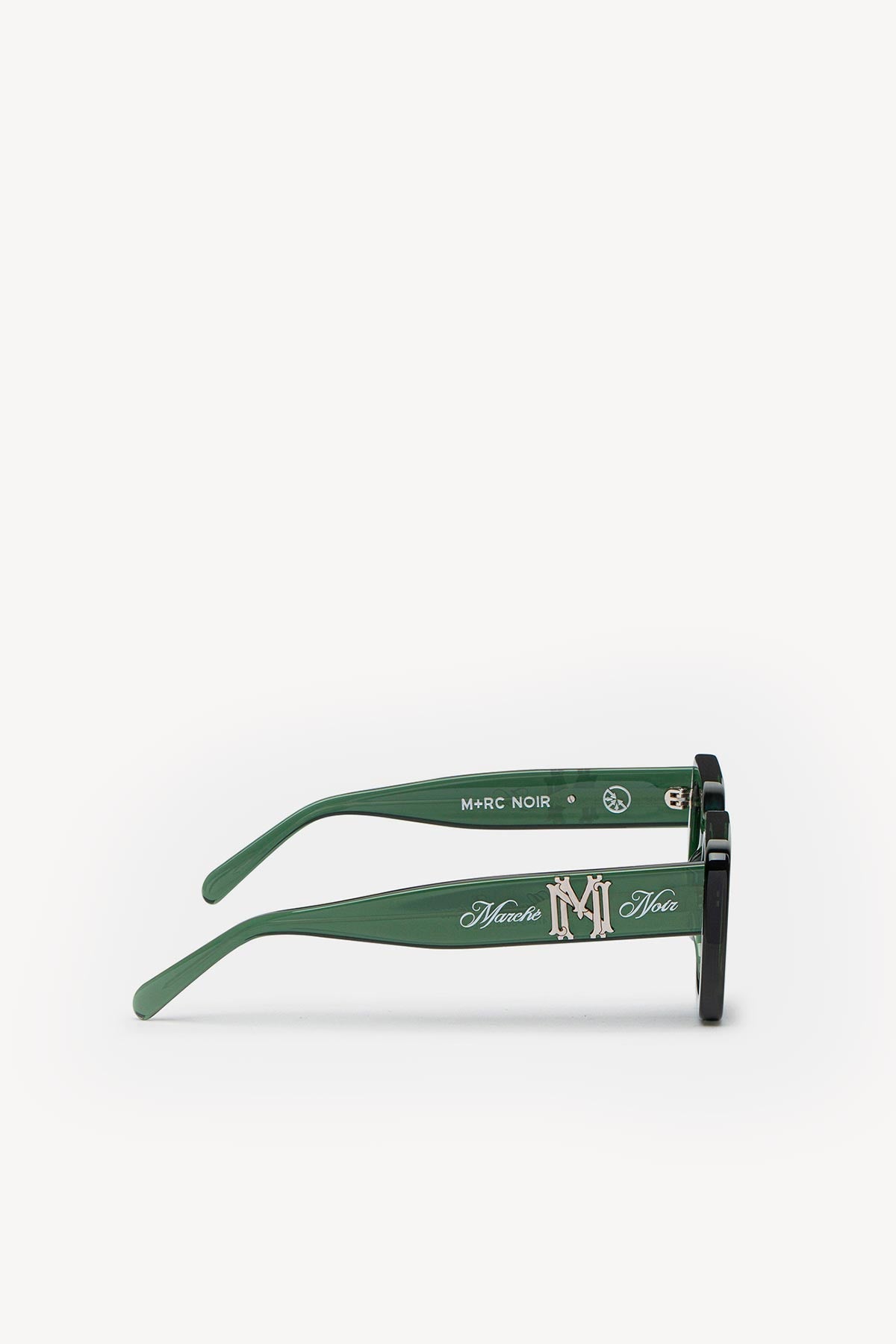 "Blazon Butterfly" Green Sunglasses