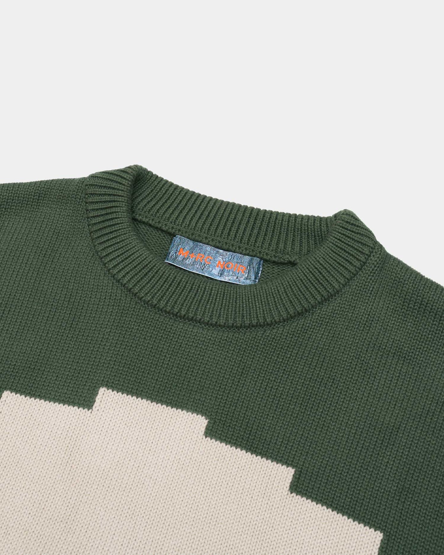 "Eagle" Knitted Beige Sweater