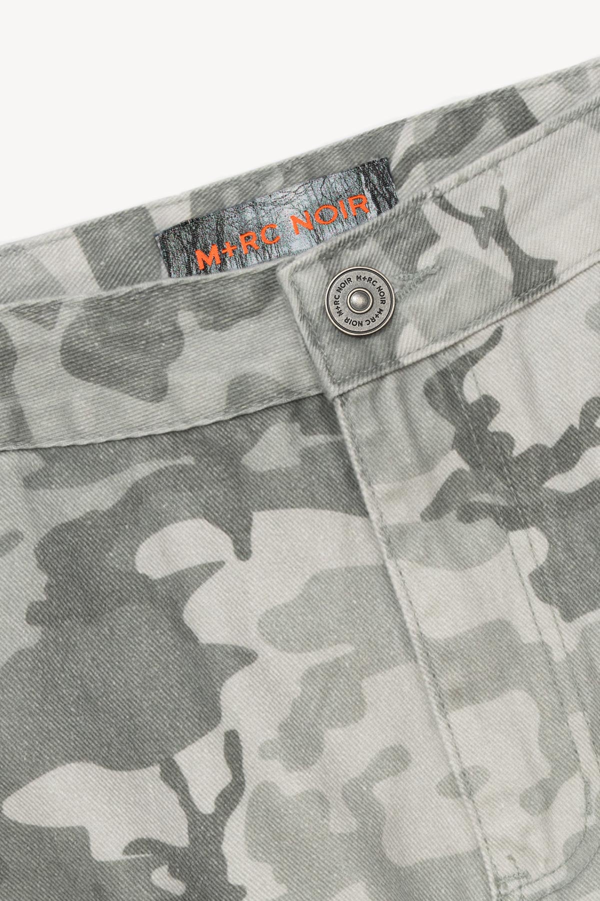 Pantalon cargo noir en velours côtelé Styx