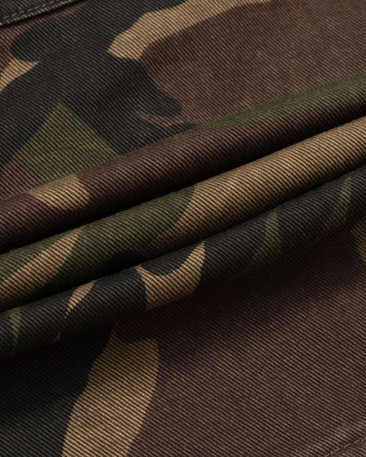 Pantalon cargo noir en velours côtelé Styx