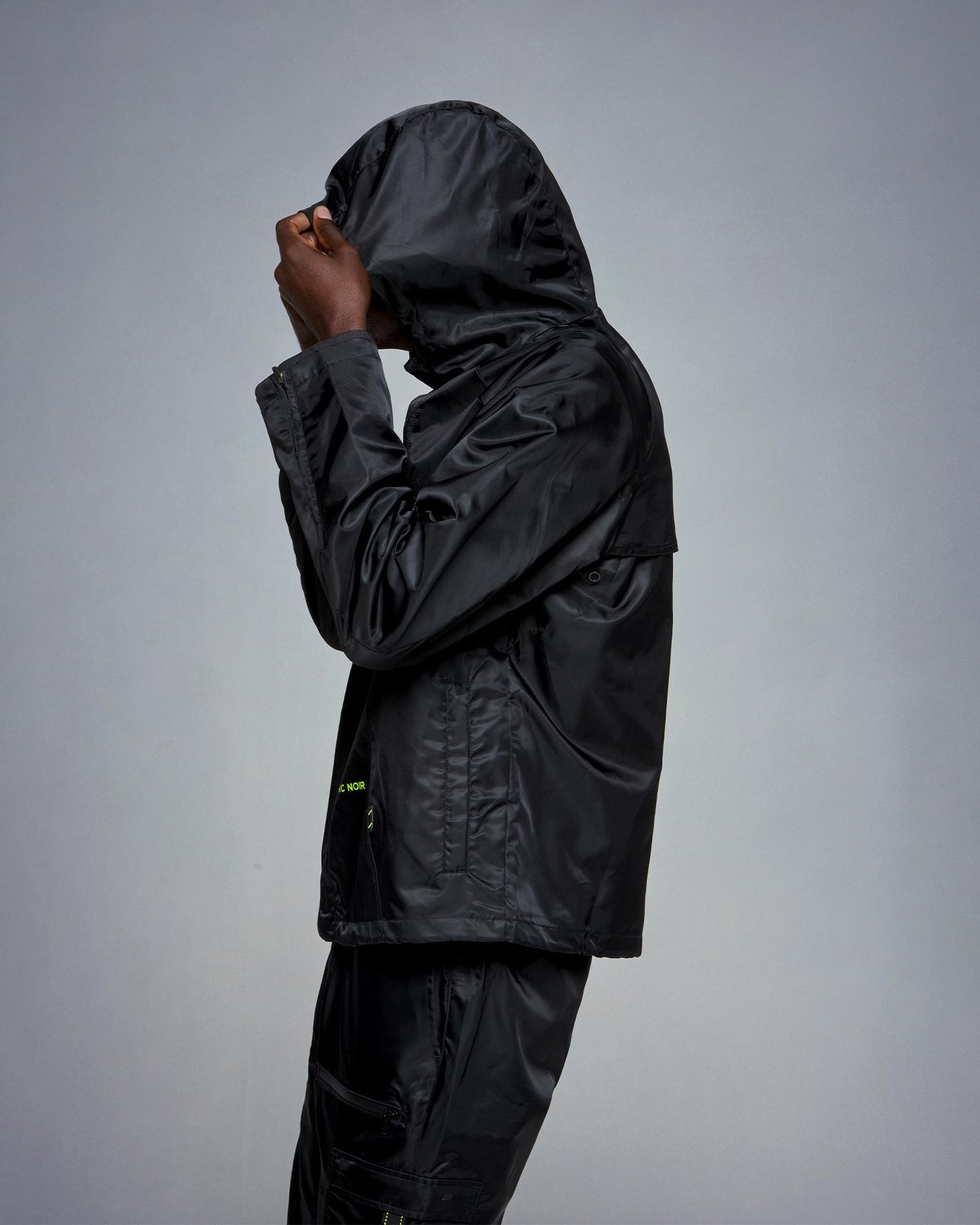 US Black Nylon Tactical Jacket