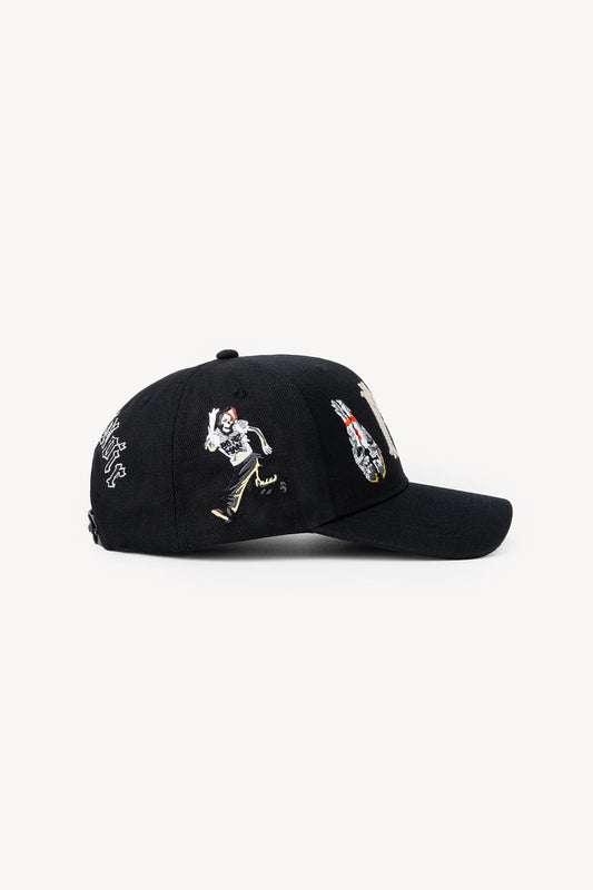 "Bowling" Alley Black Wool Hat