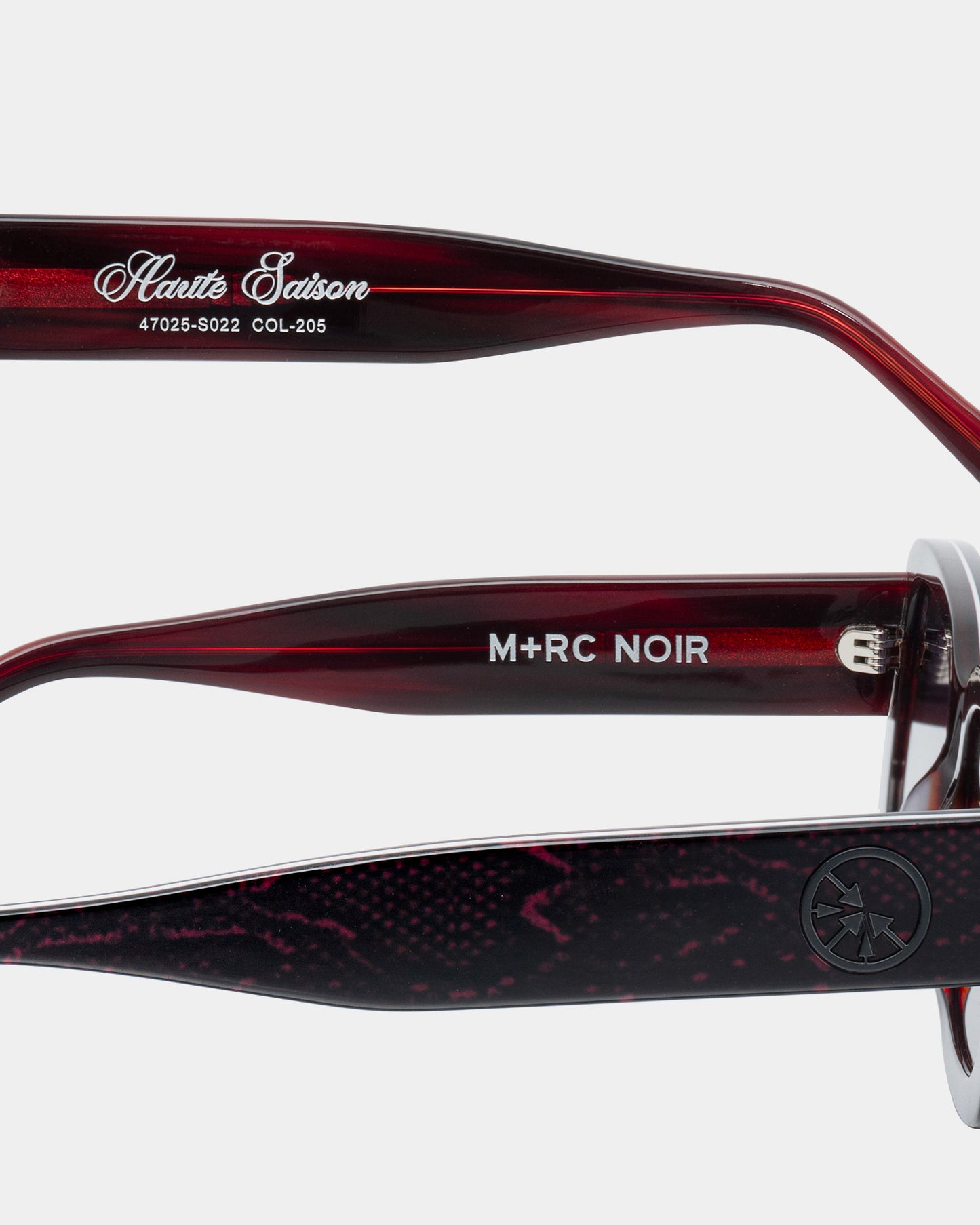 "Haute-saison" Red Snake Sunglasses