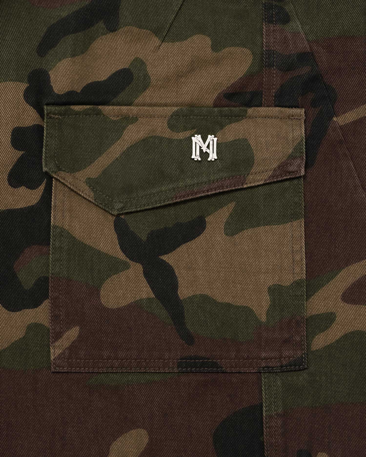 Pantalon cargo noir en velours côtelé Styx