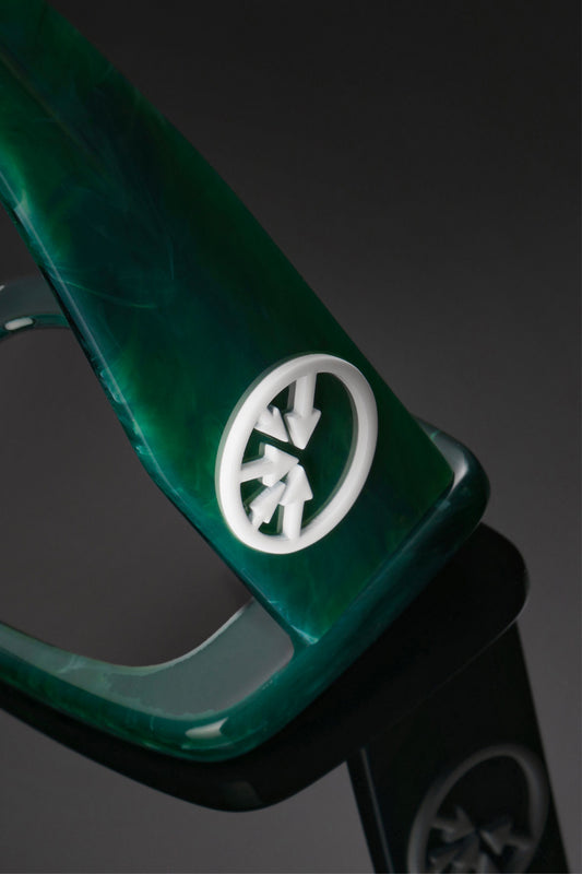 "MOB" Green Marble Sunglasses