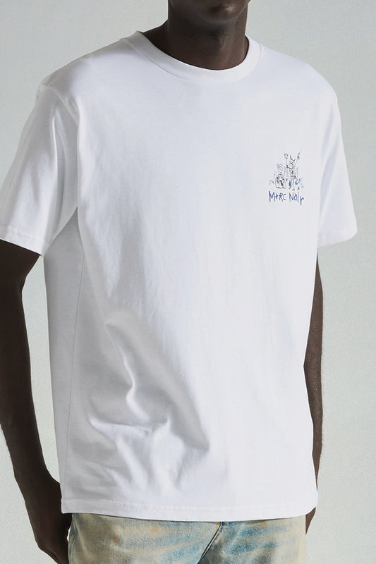 'Say No' White Tee