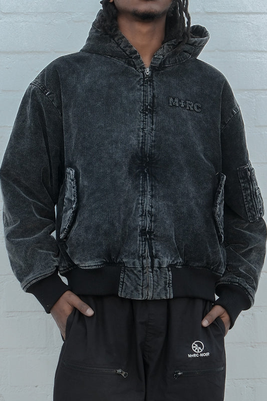 Veste en Velours Côtelé 'Délavée'