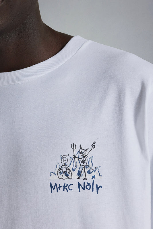 'Say No' White Tee