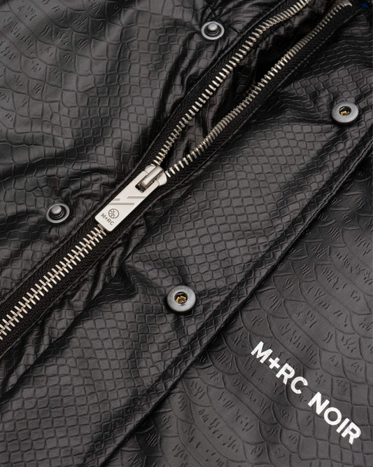 “Baby Alligator” Goose Down Black Vest - mrcnoir