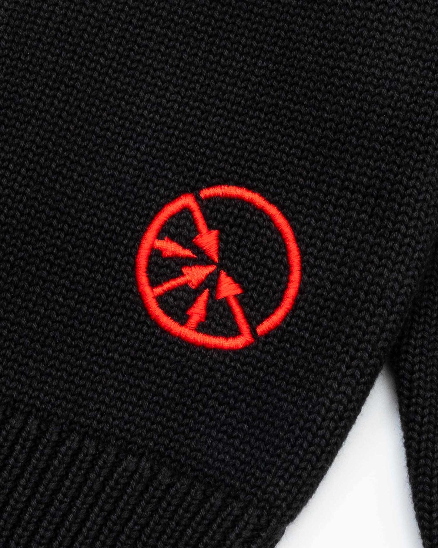 Bermuda Black And Red Sweater - mrcnoir