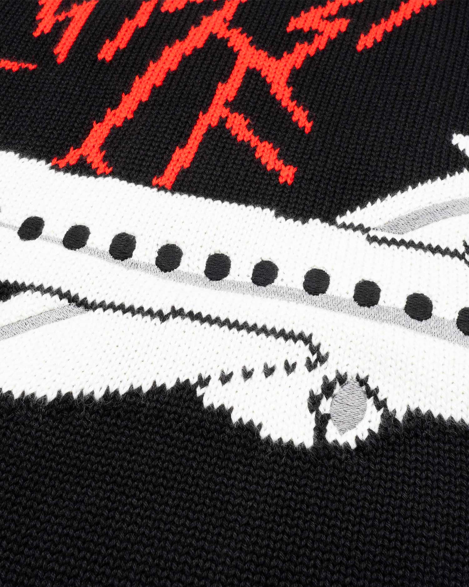 Bermuda Black And Red Sweater - mrcnoir