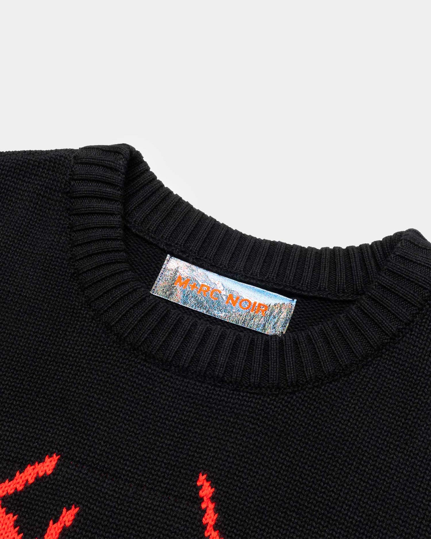 Bermuda Black And Red Sweater - mrcnoir