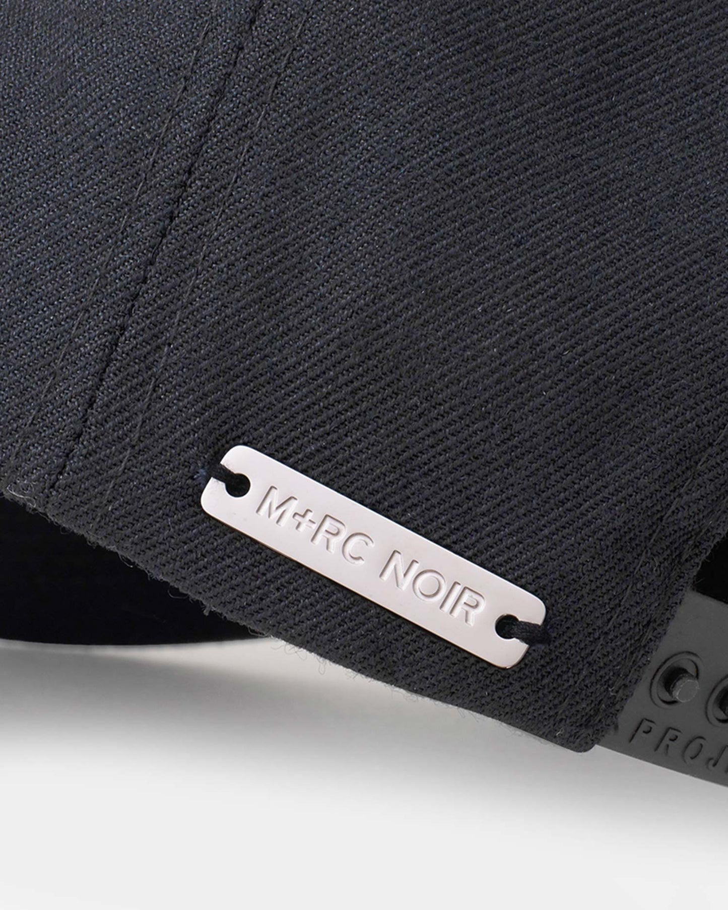 Classic pure wool twill white blazon hat - mrcnoir