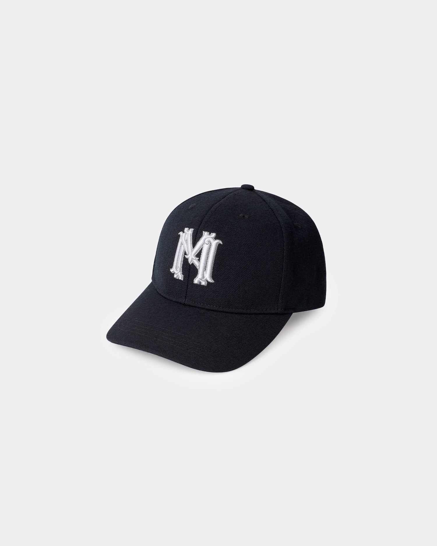 Classic pure wool twill white blazon hat - mrcnoir