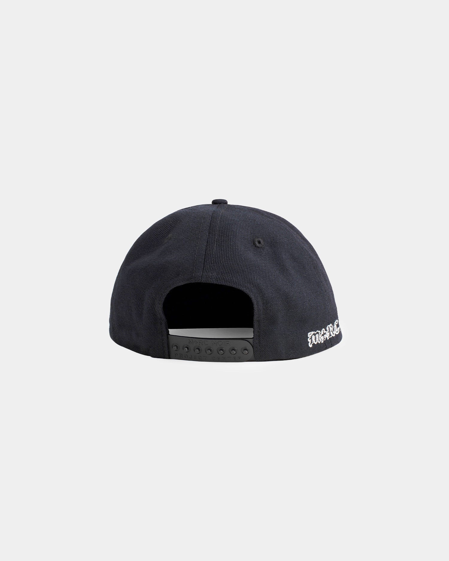 Classic pure wool twill white blazon hat - mrcnoir