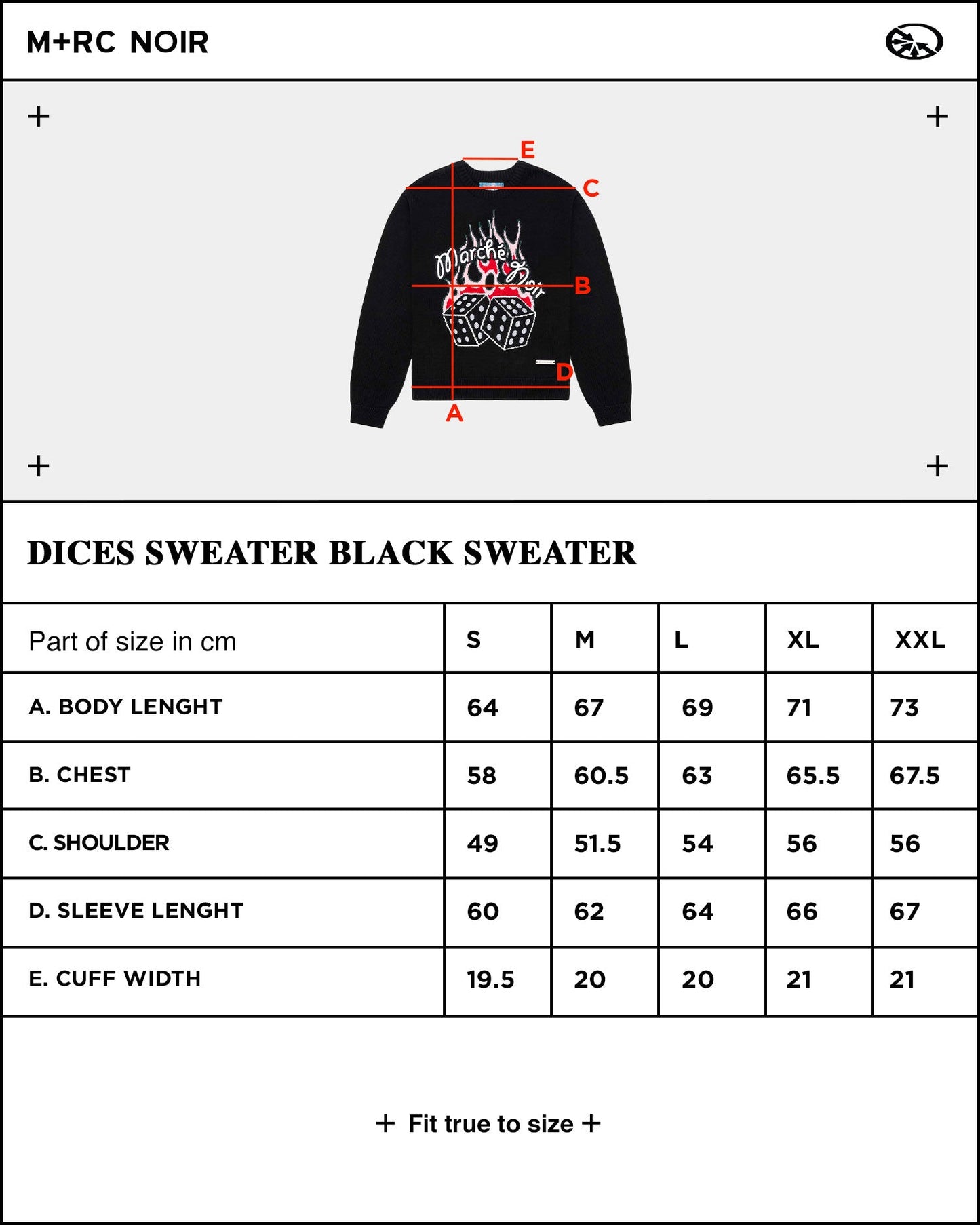 Dices Sweater Black Sweater - mrcnoir