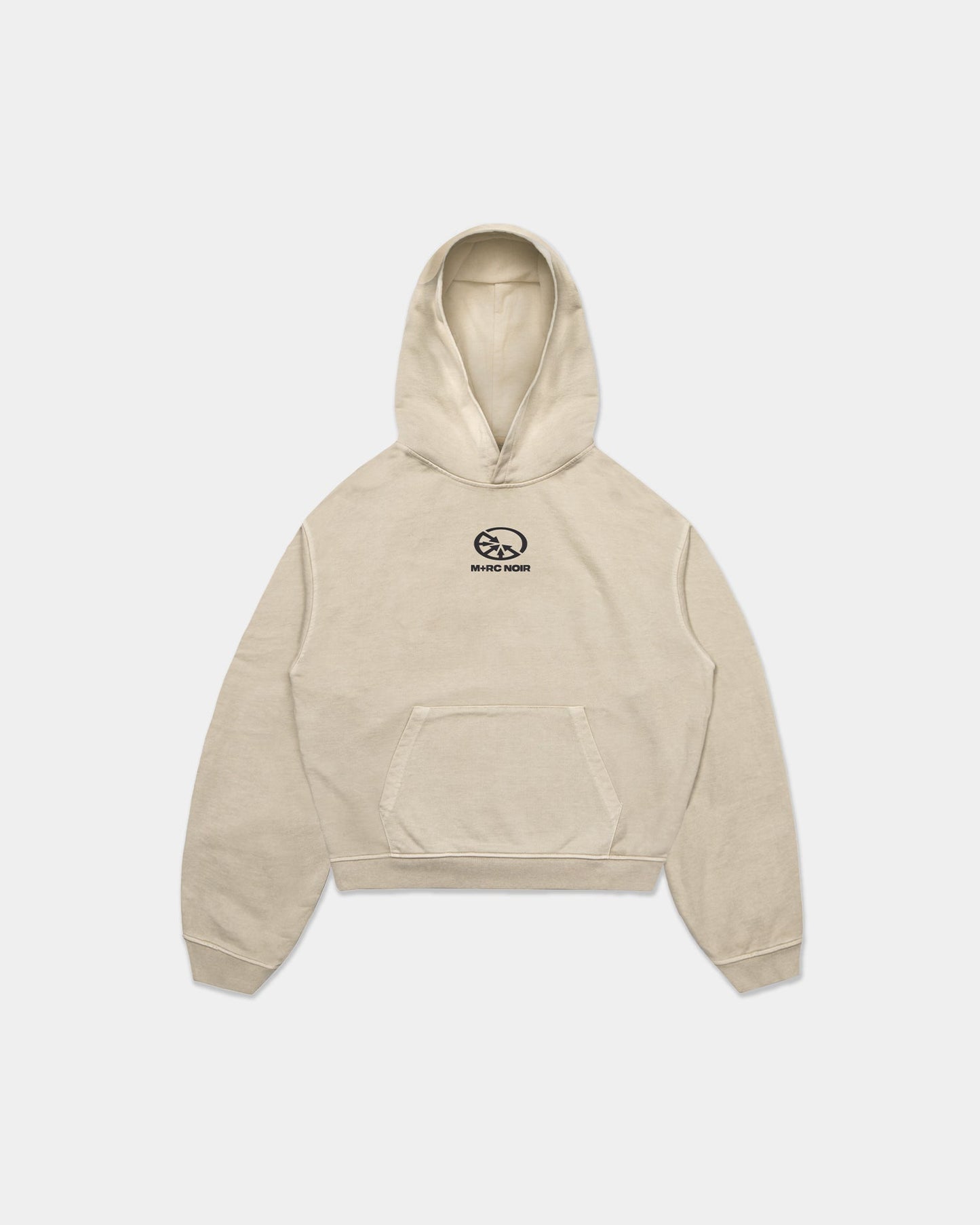 Eclipses Beige Hoodie - mrcnoir