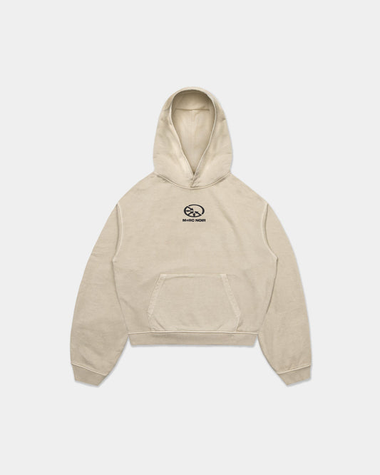 Eclipses Beige Hoodie - mrcnoir