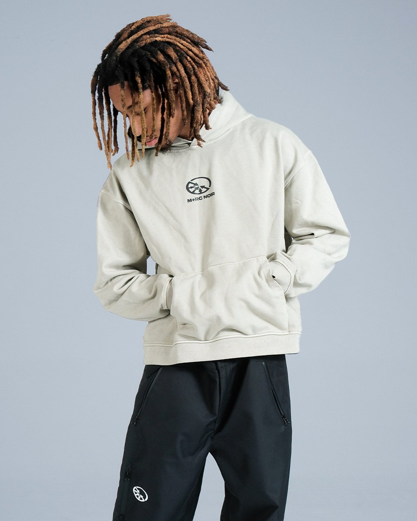 Eclipses Beige Hoodie - mrcnoir