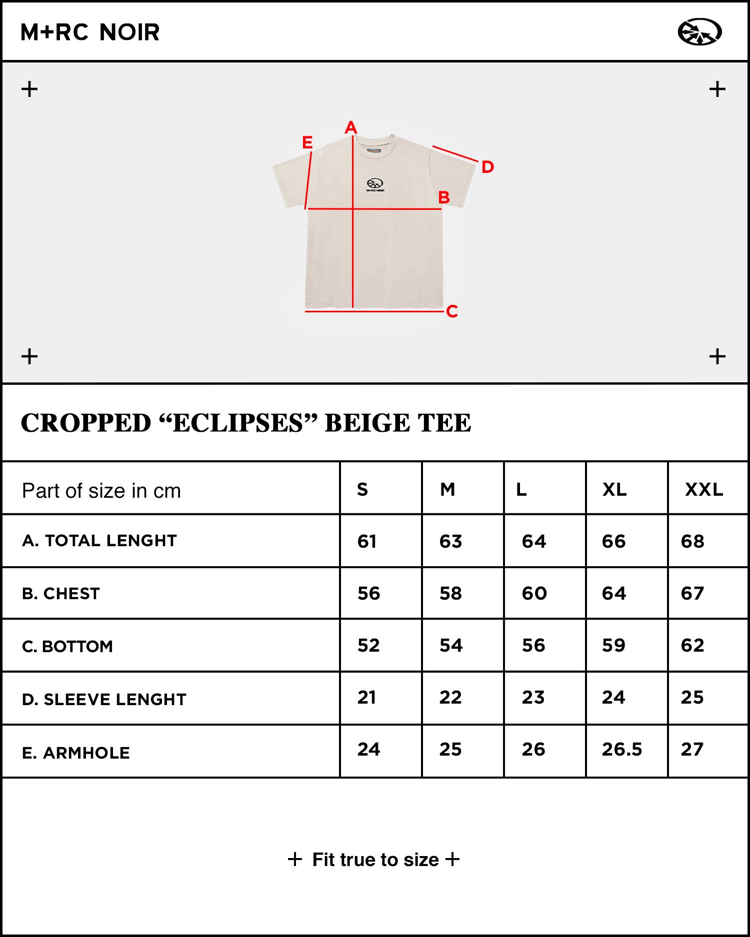 "Eclipses" Beige Tee - mrcnoir