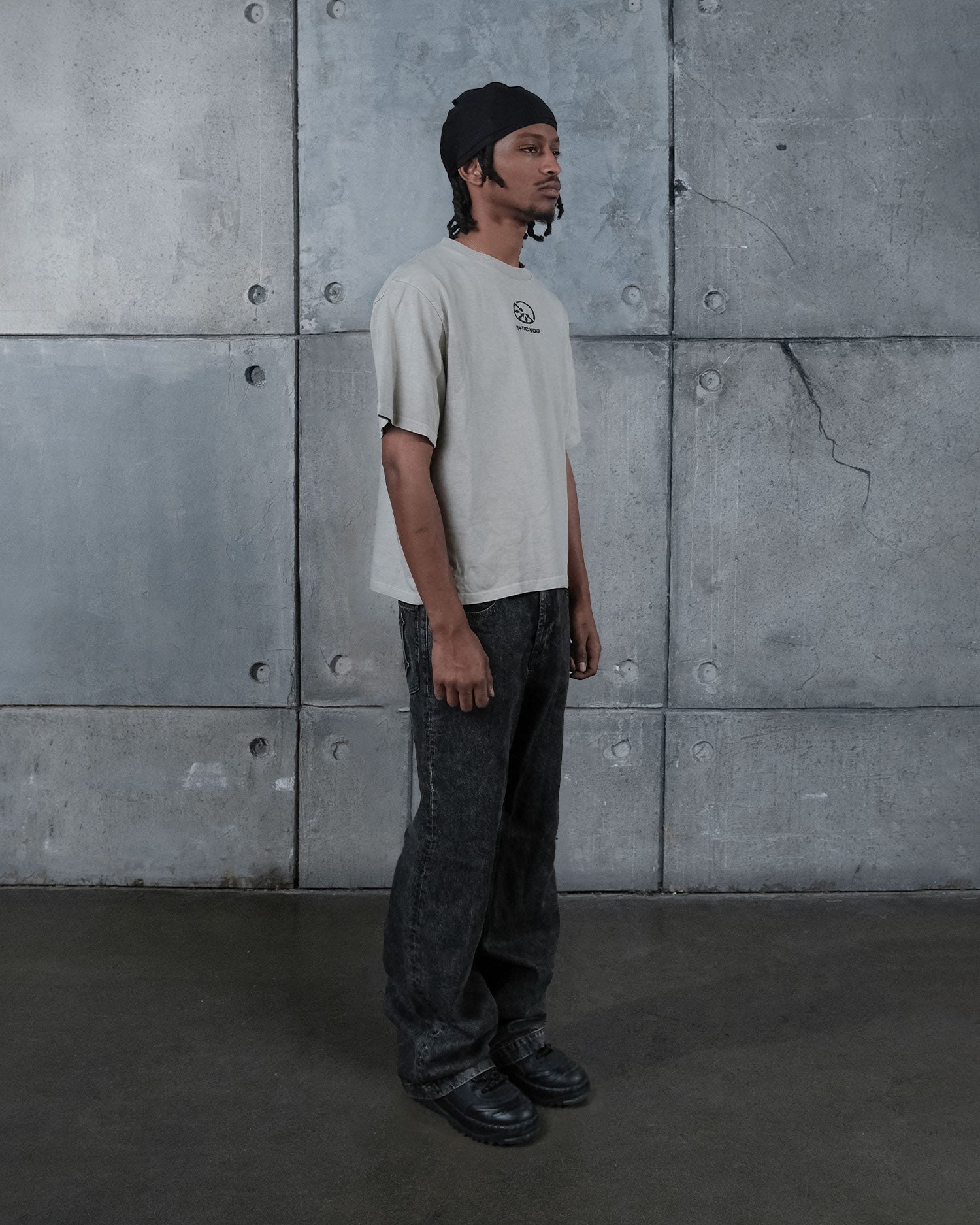 "Eclipses" Beige Tee - mrcnoir
