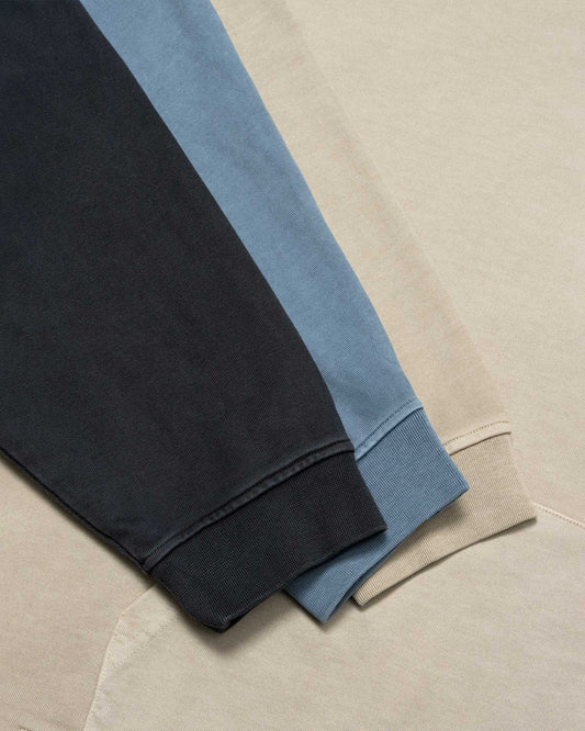 "Eclipses" Dusty Blue Hoodie - mrcnoir
