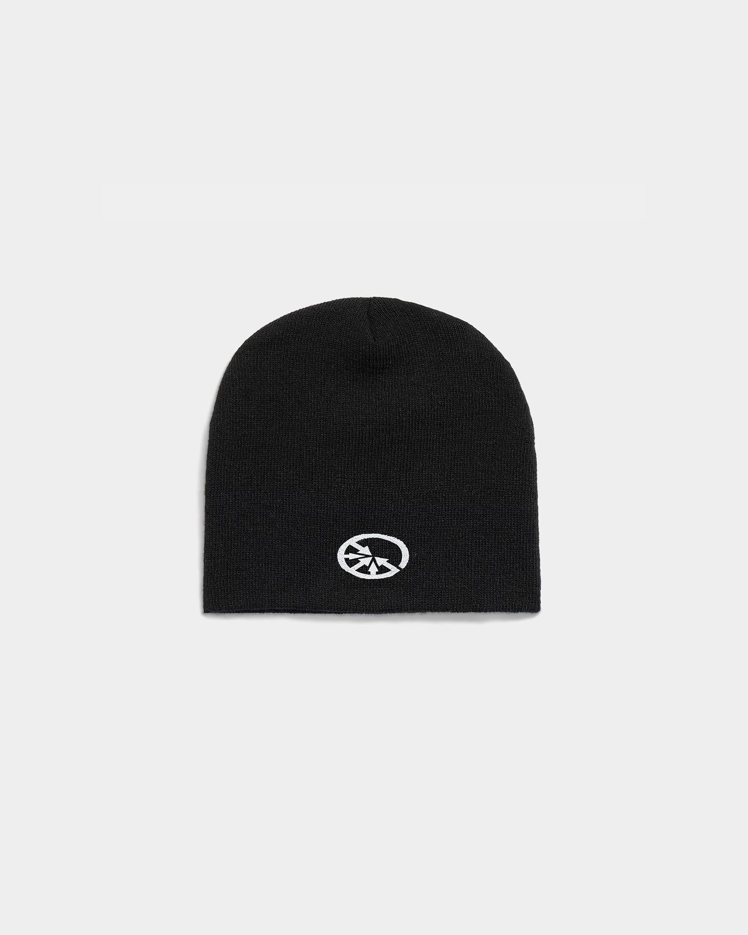 "Eclipses" Pima Black Beanie - mrcnoir