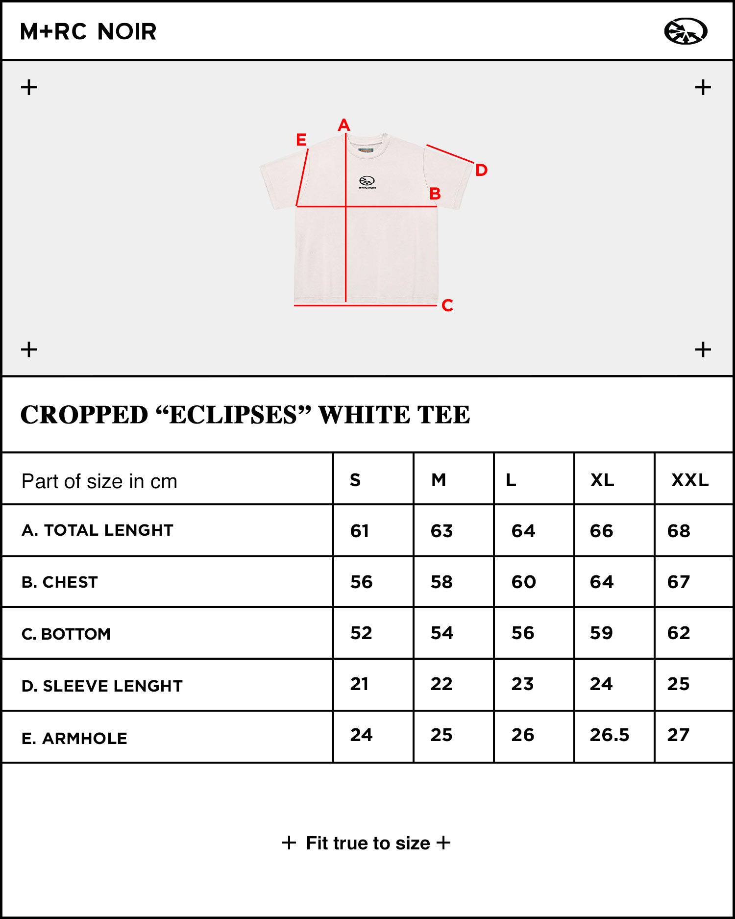 "Eclipses" White Tee - mrcnoir