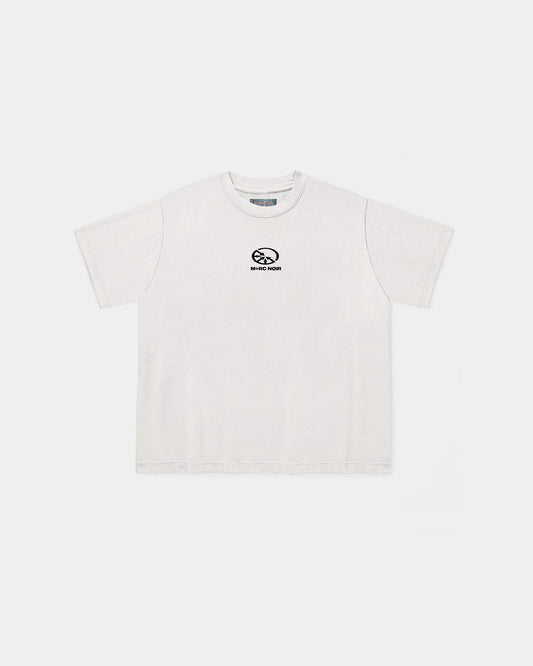 "Eclipses" White Tee - mrcnoir